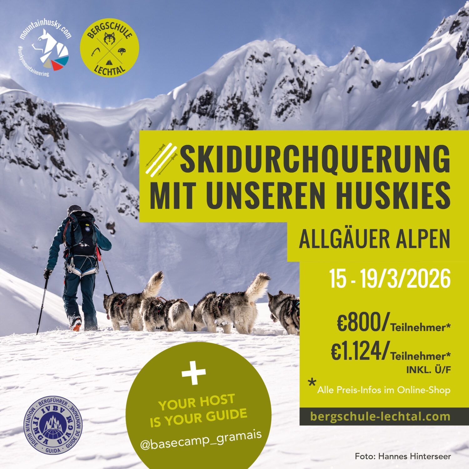 Ski crossing Allgäu Alps