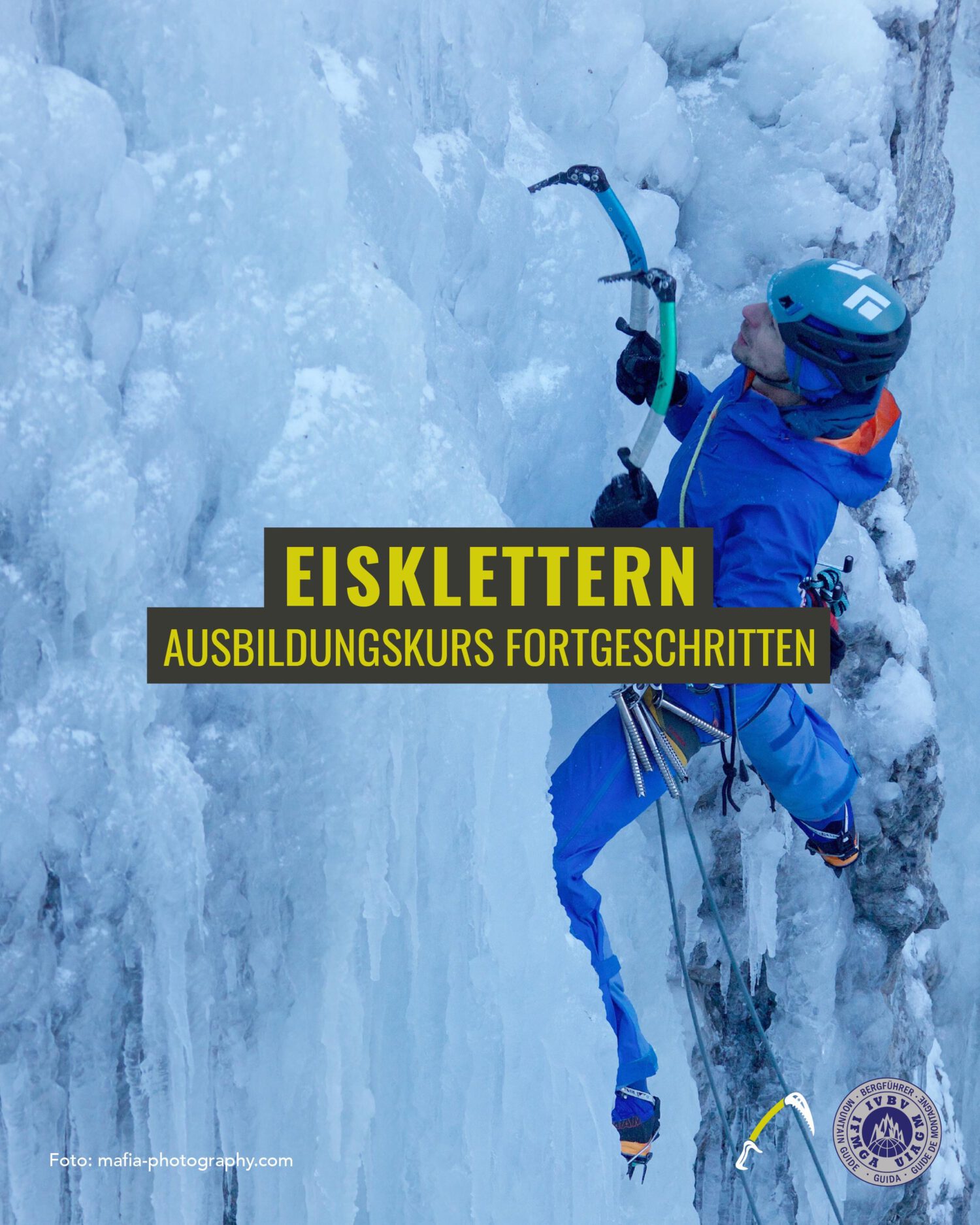 Eisklettern Ausbildung Fortgeschritten